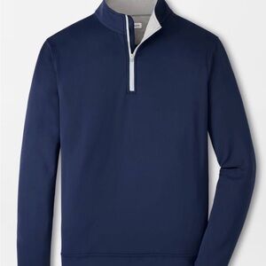 Brand new with tags!  Peter Millar Perth Performance Quarter-Zip in Navy blue